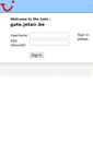Mobile Screenshot of gate.jetair.be
